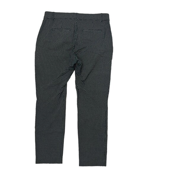 GAP Dress Pants Signature Skinny Ankle Black Polka Dot Stretch Women 10 Career - Picture 2 of 3